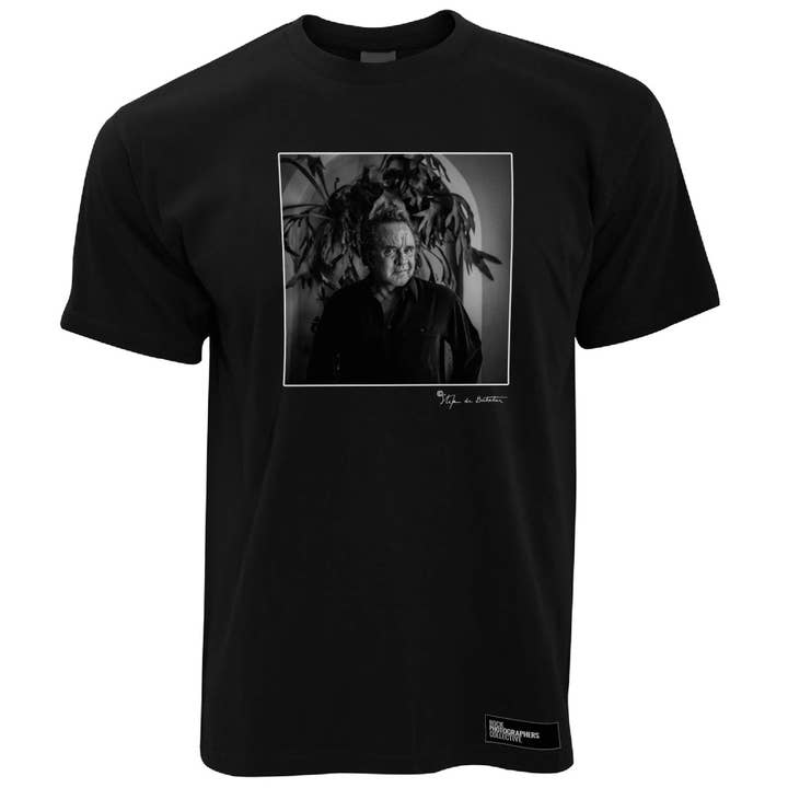 Johnny Cash, Los Angeles, 1996 (SdB) Men's T-Shirt for wholesale by Rock Photographers Collective