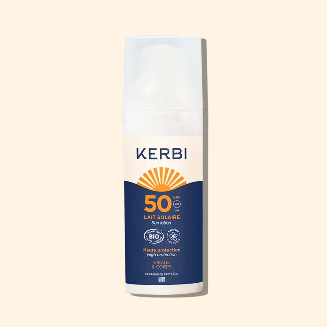 KERBI - Wholesale Sunscreen - Organic Natural Sunscreen - SPF50 - 50g