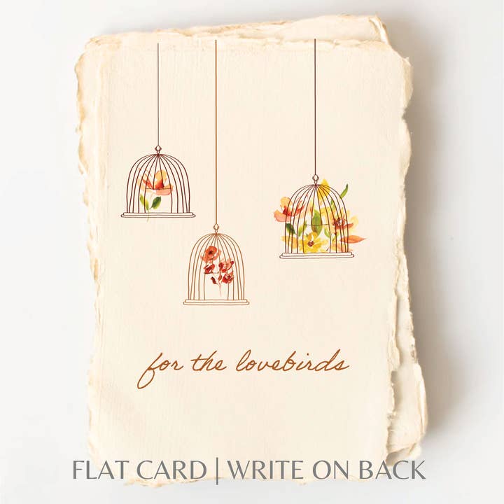Paper Baristas - Wholesale Wedding Card - For the Lovebirds | Eco-Friendly Wedding Greeting Card