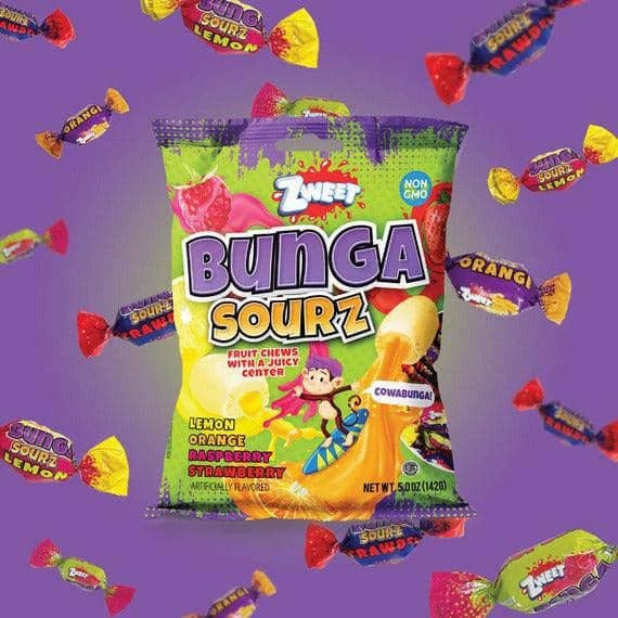 Galil Brands - Wholesale Taffy - Bunga Sourz | Fruit chews | 5 oz1