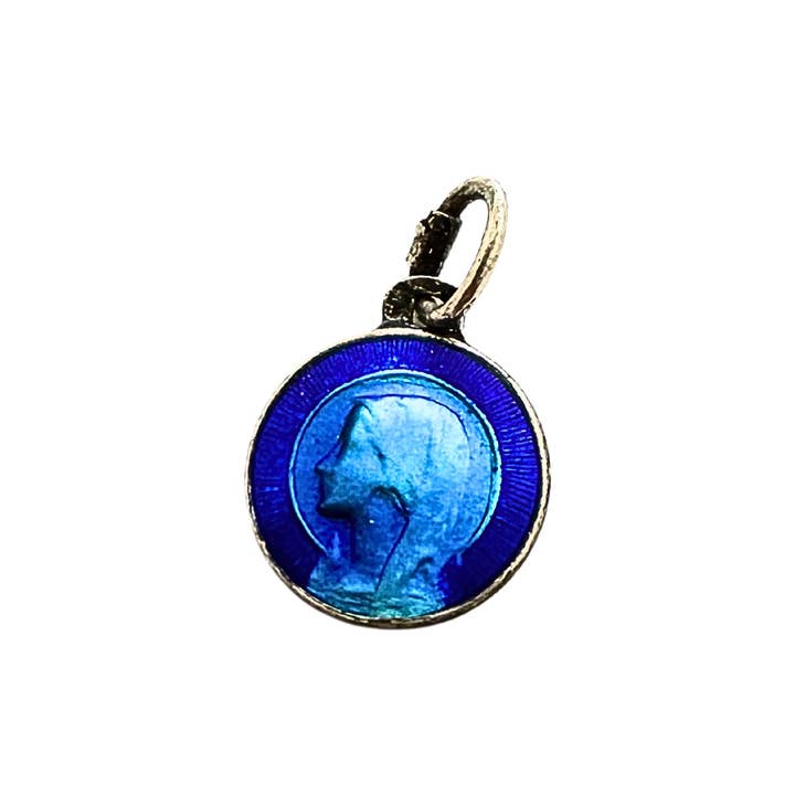 Vintage Lourdes Medal, c. 1954 for wholesale by The Bumble House