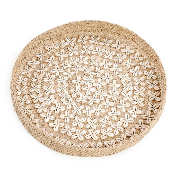 The Costa Shell Plate - Natural White - M for wholesale by Bazar Bizar Living