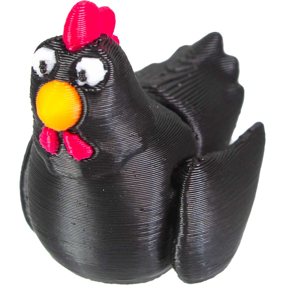 Kheops International - Wholesale Fidget Toy - Kids - 3D Printed Fidget Spirit Animal - Chicken Ast'd Colors(Each)2