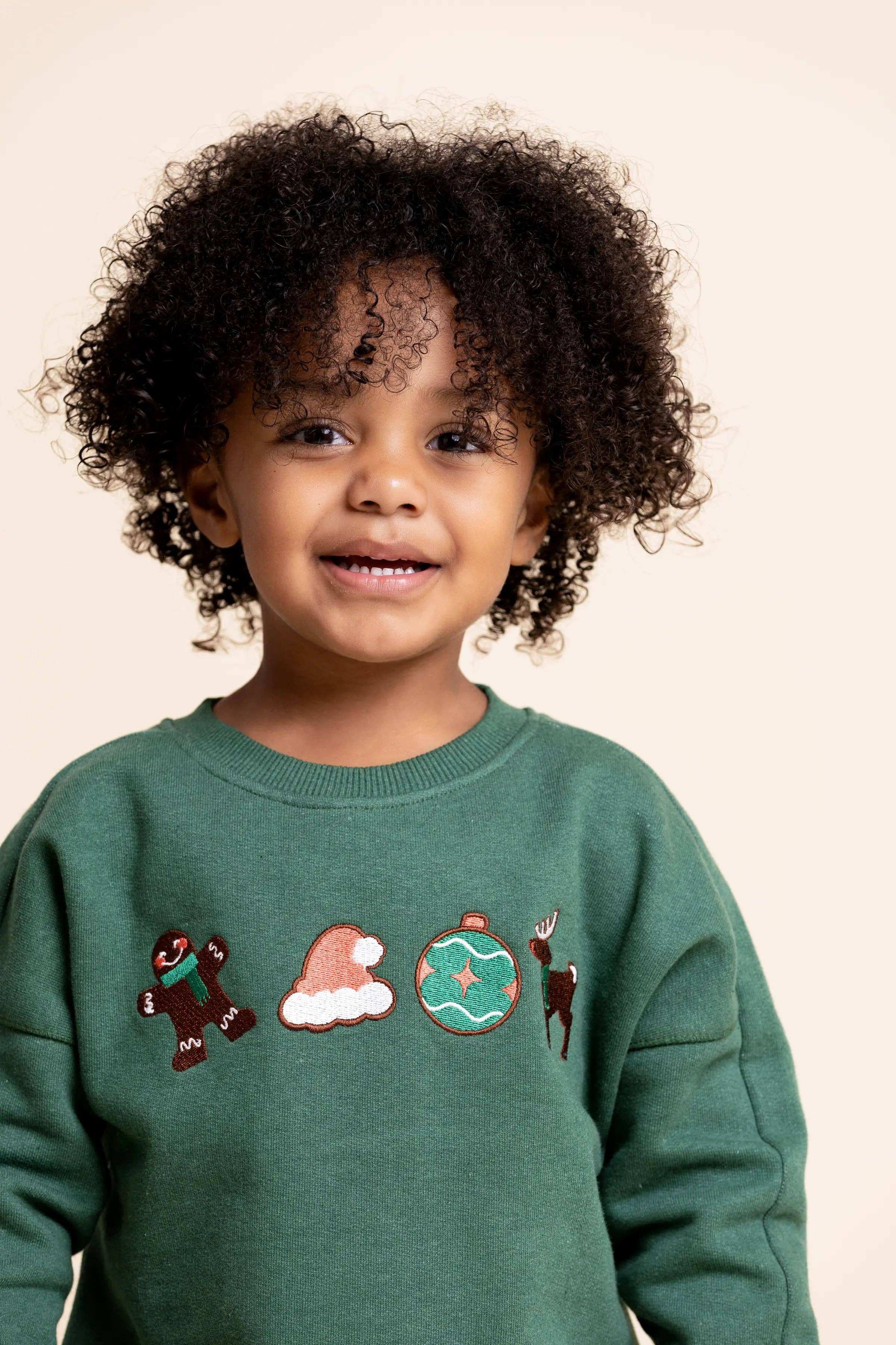 Monica + Andy – Engroshandel Sweatshirt - Børn – Sportslig sweatshirt_Christmas Cookies2