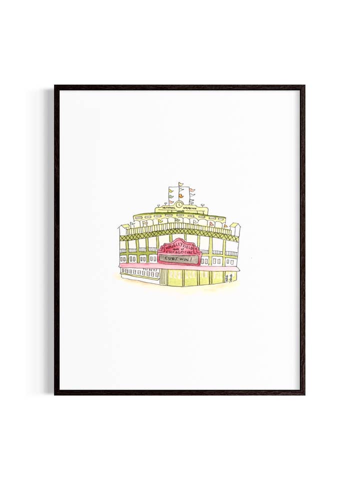 Wrigley Print for wholesale by The Vine Paint Co