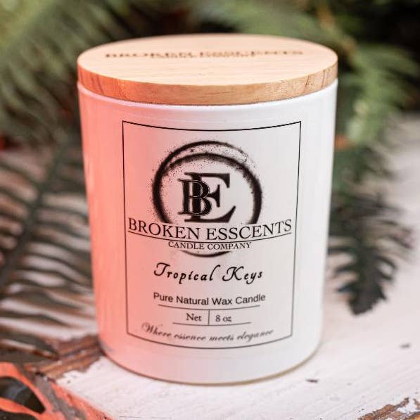 Touches tropicales pour la vente par Broken Esscents Candle Company