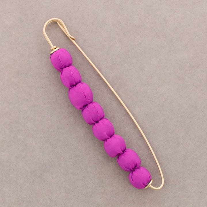 Safety Pin with Coated Balls for wholesale by Sonata