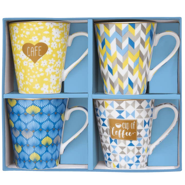 Easy Life – wholesale Kaffekoppar – Set med 4 muggar - R0128#CMCU