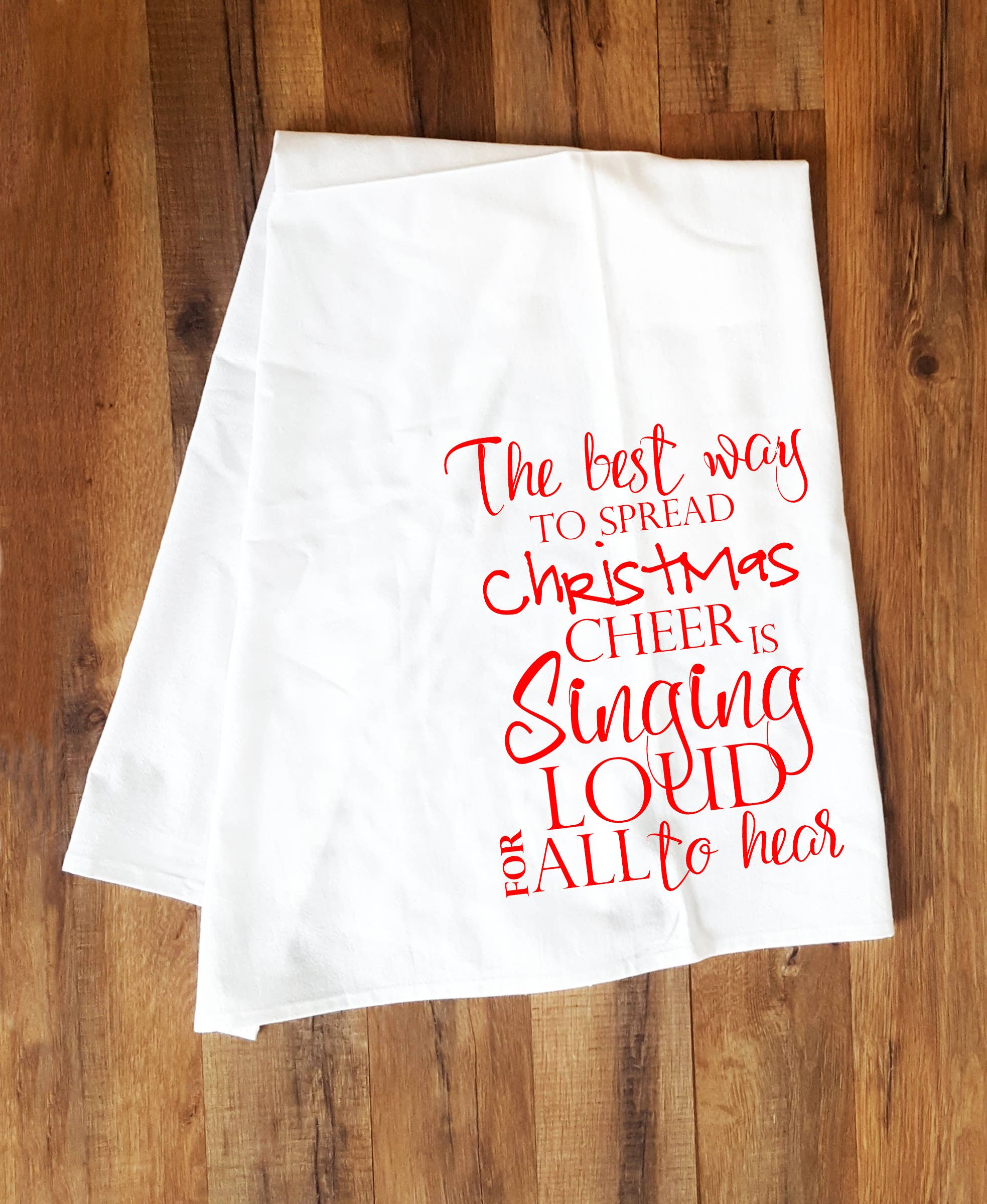 Corvidae drawings & designs - Wholesale Tea Towel - Christmas Cheer Tea Towel0