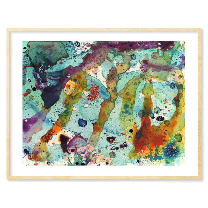 Jag är en droopy Dog! Konst Print för wholesale av Tamara Garvey Illustration