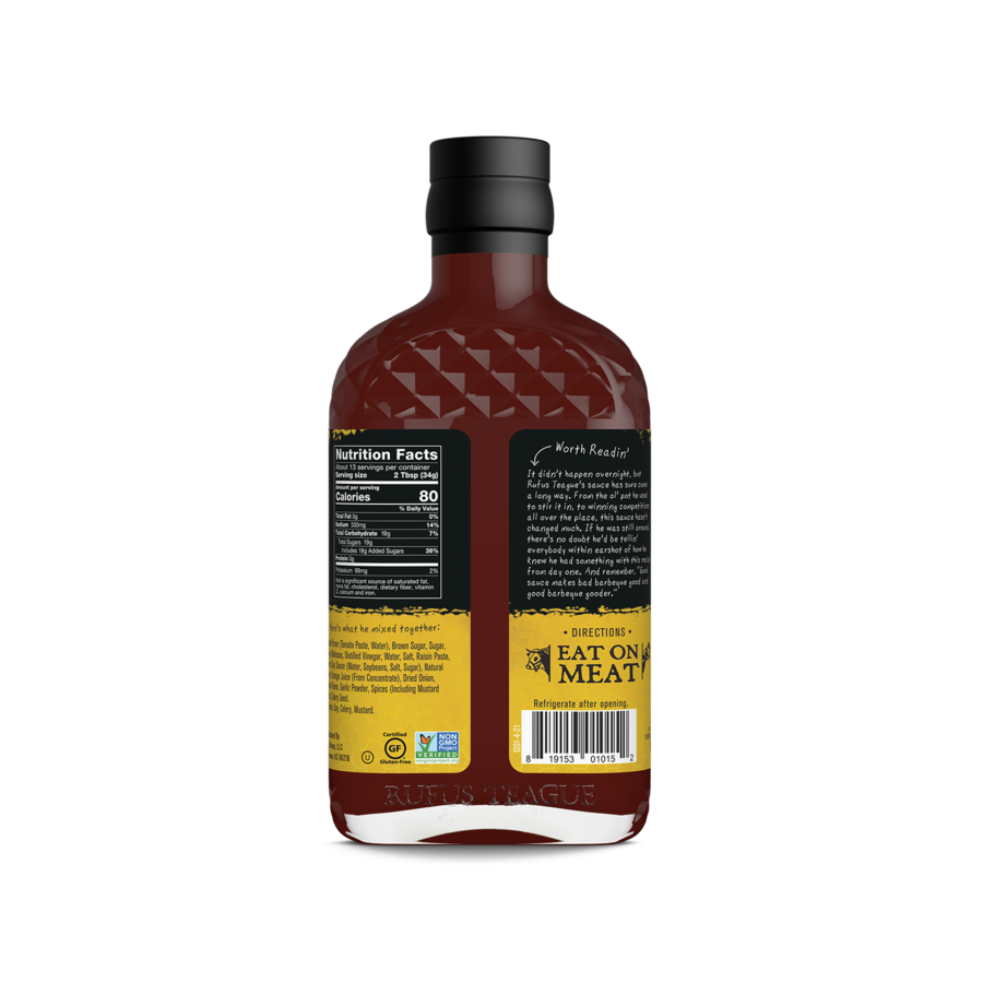 Rufus Teague - Wholesale BBQ Sauce - Honey Sweet BBQ Sauce2