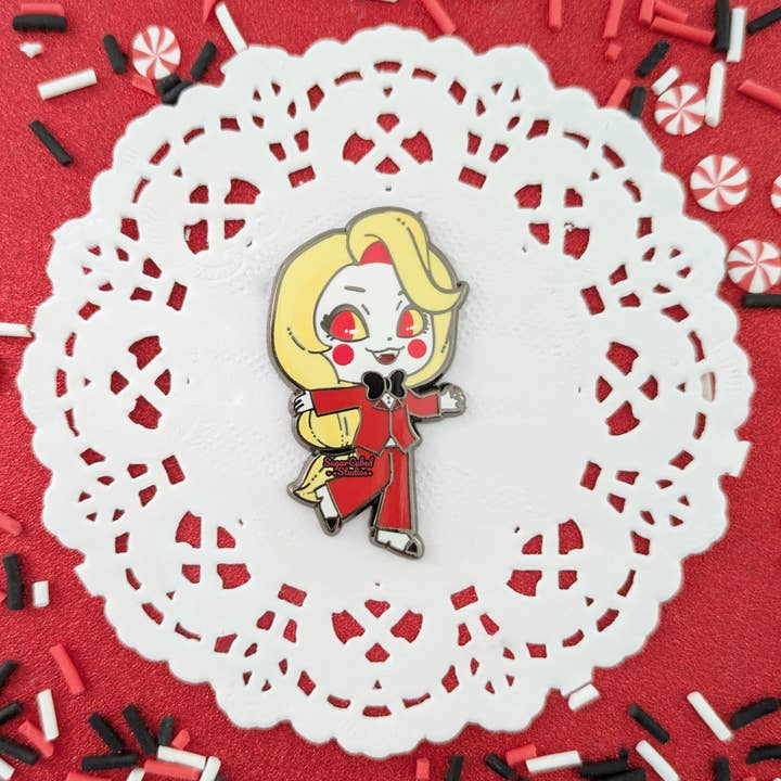 Charlie Morningstar - Hazbin Enamel Pin for wholesale by Sugar Cubed Studios