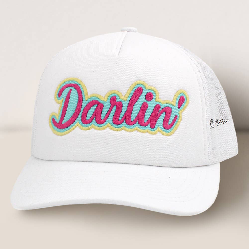 Sensibling Corp. - Wholesale Baseball Cap - Women's - DARLIN Message Mesh Back Baseball Cap5