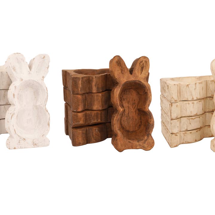 My Amigos Imports - Wholesale Candle Holder - Small Bunny Dough Bowl-5-6x10-Candle Ready-Small Bunny Bowl