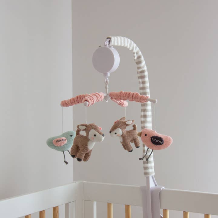 Living Textiles - Wholesale Baby Mobile - Musical Mobile - Sparrow5