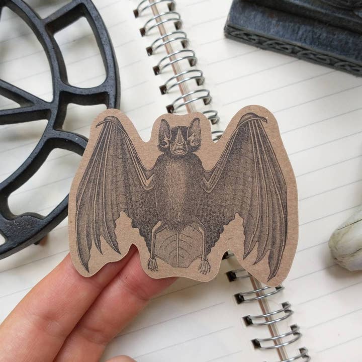 BoyPilot Goods - Wholesale Sticker - Vintage Spooky Kraft Sticker Sheet - Halloween Horror Creepy