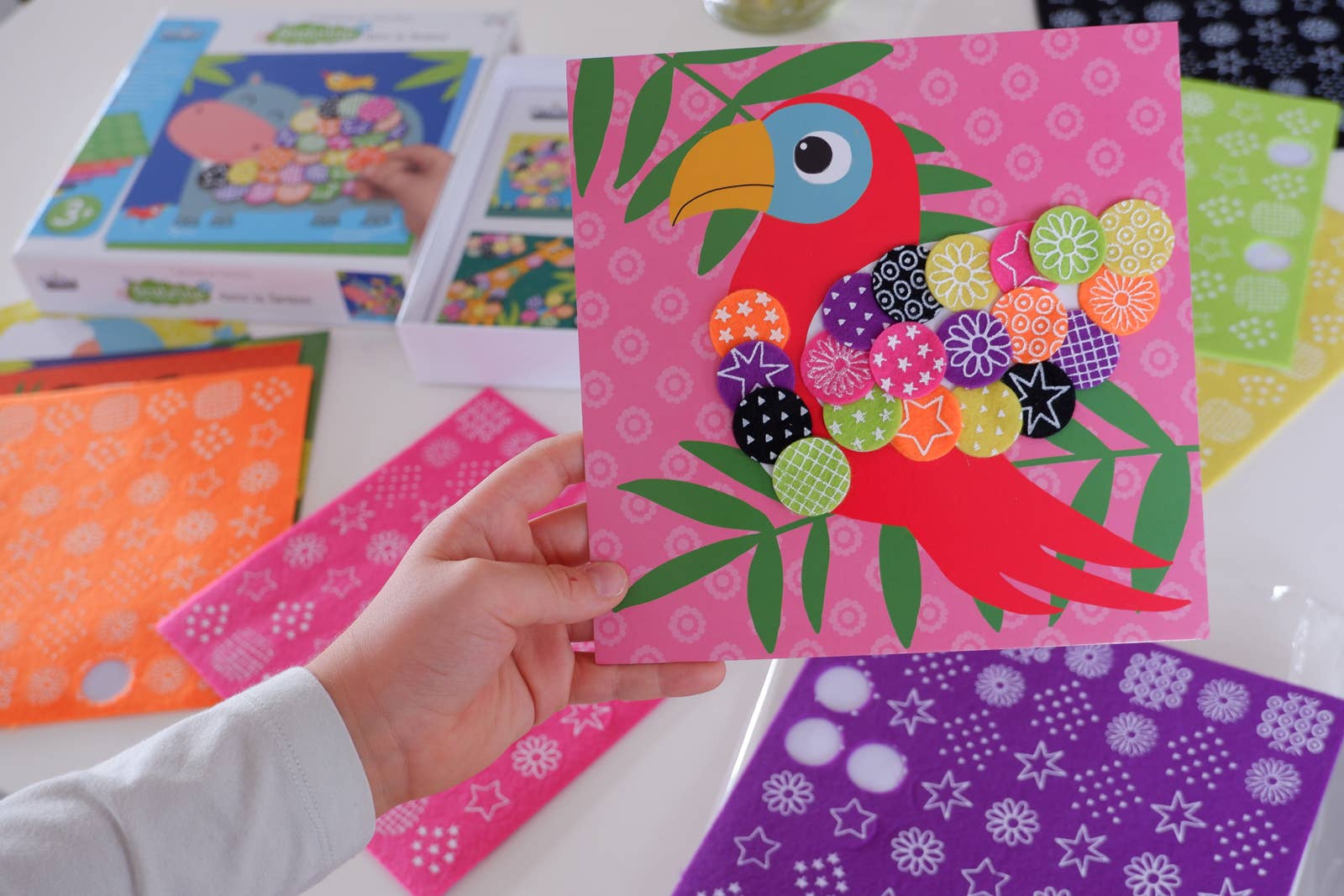 Créa Lign' - Wholesale DIY Craft Kit - Kids - Felt “In the Savannah”2