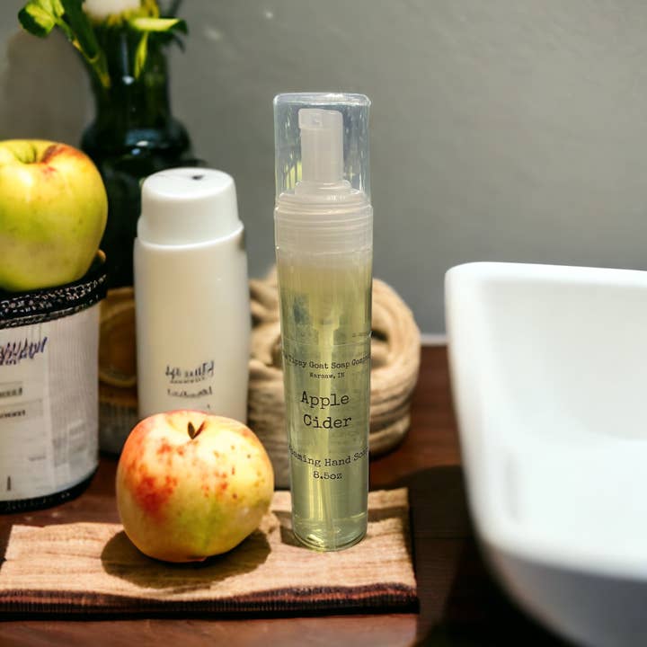 Apple Cider Foaming Hand Soap for wholesale by The Tipsy Goat Soap Company
