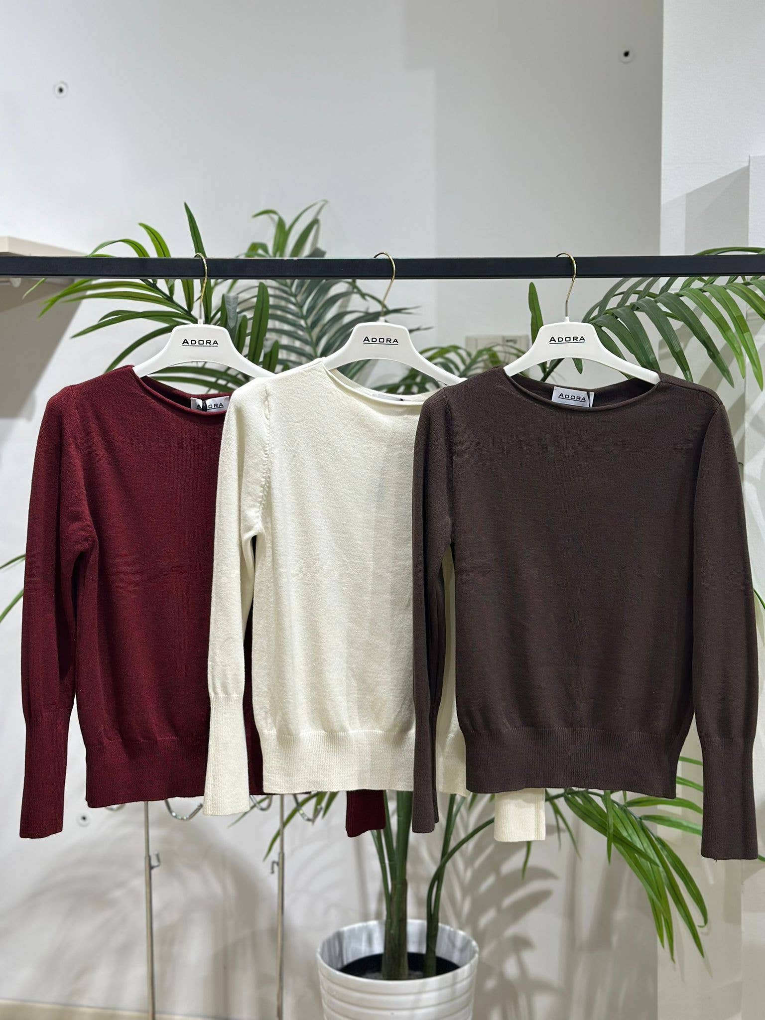 ADORA - Wholesale Knit Top - Women's - Crew neck sweater