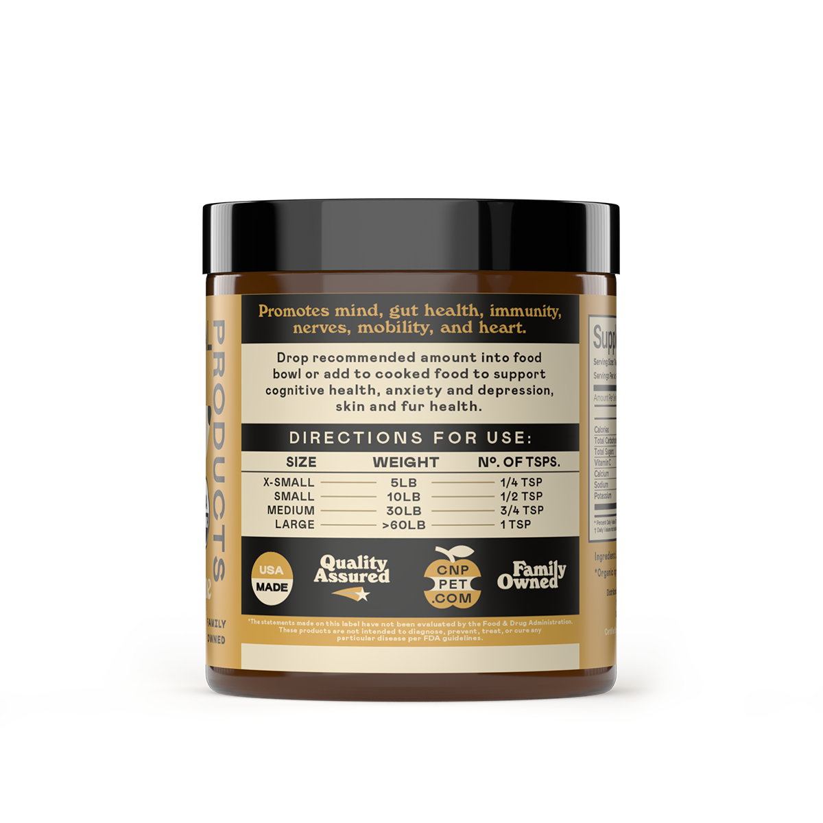 Complete Natural Products - Vendita all'ingrosso Integratori - Cani e gatti - Polvere di funghi organici Lion's Mane2