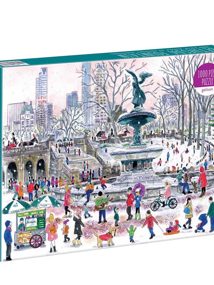 Michael Storrings Bethesda Fountain 1000 Piece Puzzle for wholesale by Chronicle Books