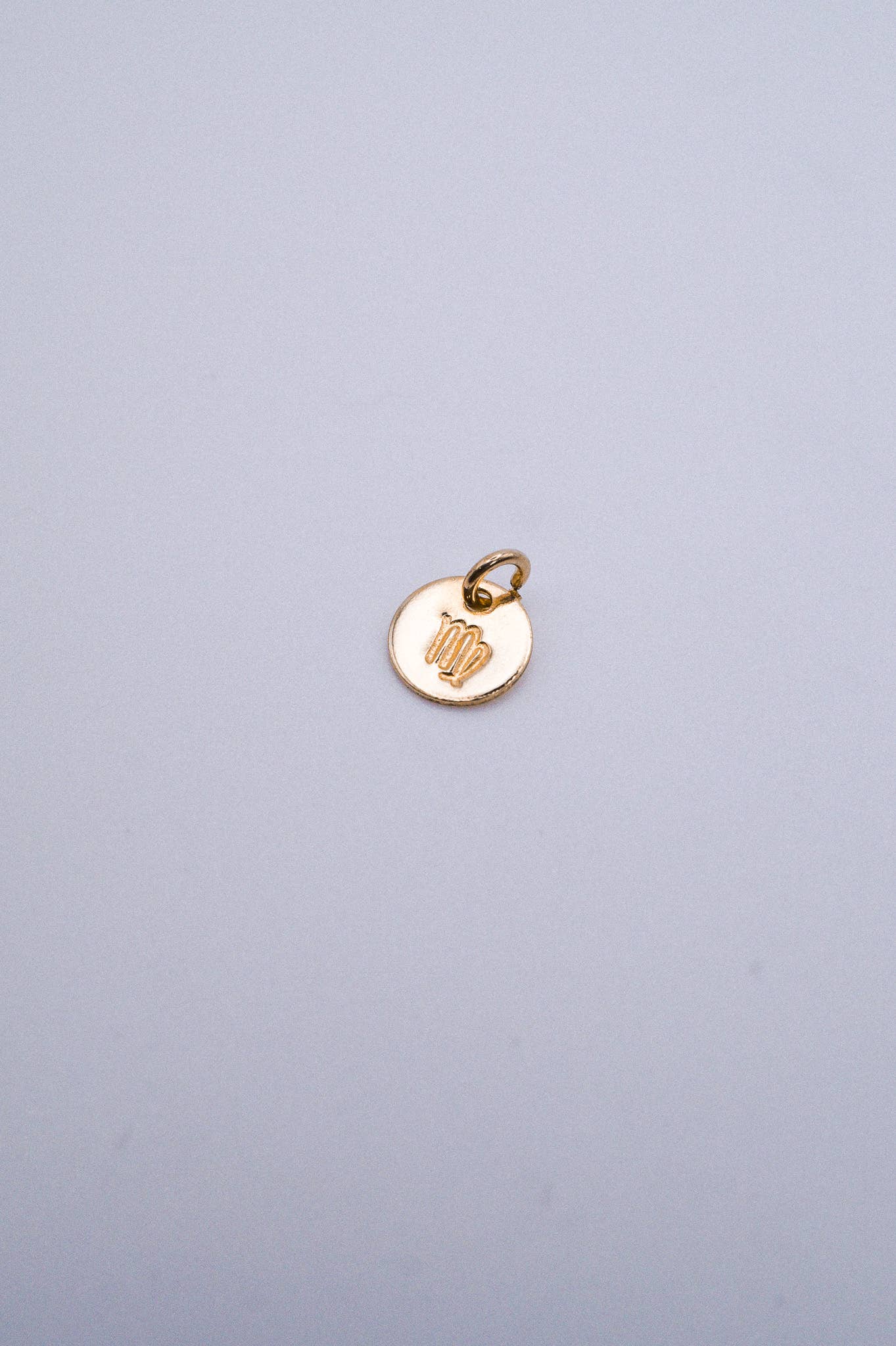 Hannah Naomi - Wholesale Individual Charm/Pendant - Tiny Zodiac Circle Charm, SOLID 14K Gold5