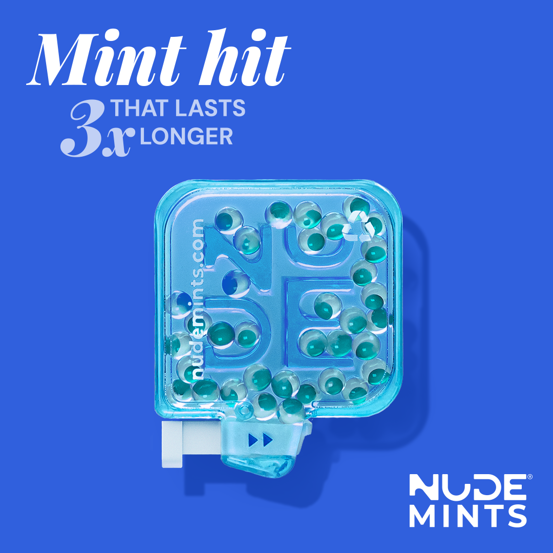 NUDE Mints - Concentrated Liquid Mint Capsules (Peppermint)