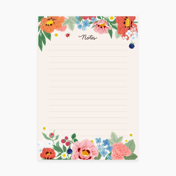 FLORAL | Notesblok for engroshandel hos Botanica Paper Co.