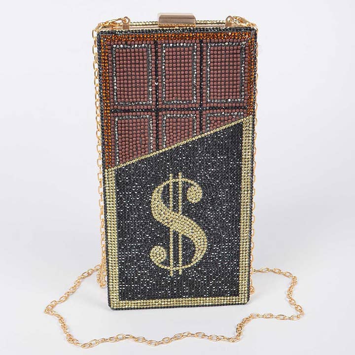 Pochette Chocolate Dollar Sign pour la vente par 3AM BY H&D ACCESSORIES