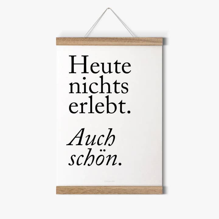 typealive - Vente Poster - Bande d'affiche magnétique/en chêne (différents formats)