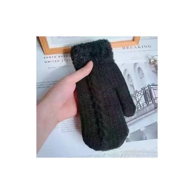 UZ Wholesale Store – wholesale Gloves – Women's – Thickened Knitted Fingerless Gloves1