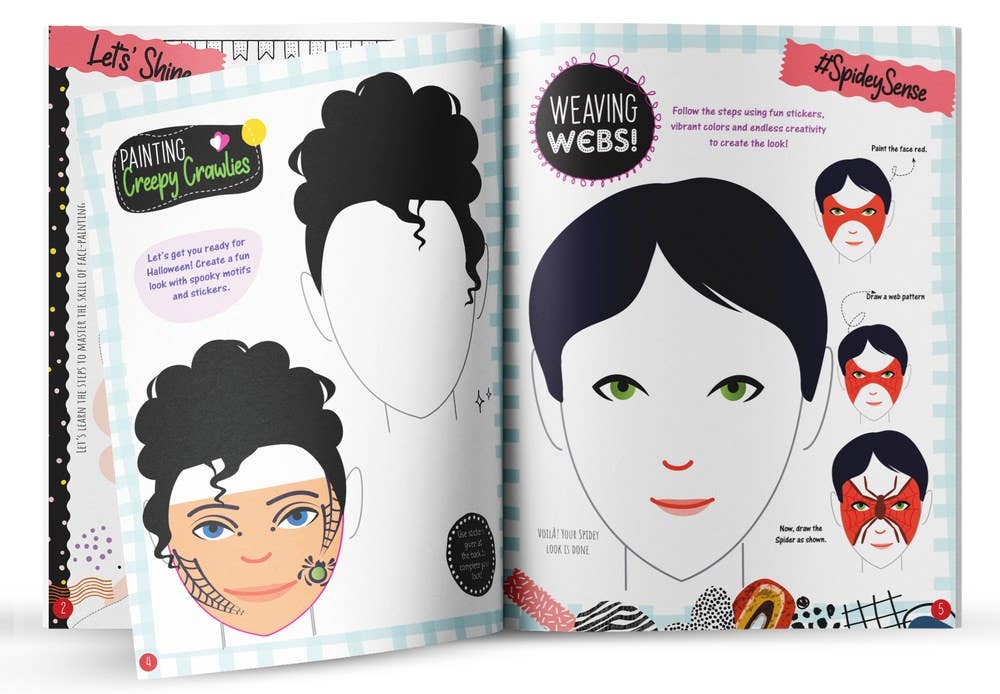 Independent Publishers Group - Wholesale Coloring & Activity Book - Kids & Baby - Stick & Style - Fabulous Face Art (Sticker Activity Book)2