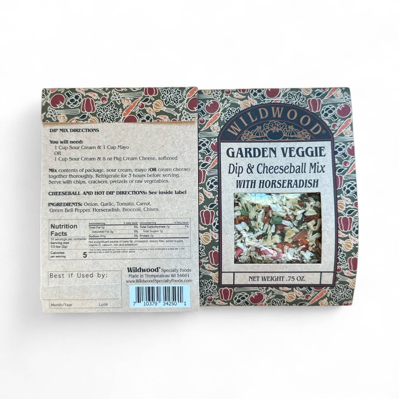 Wildwood Specialty Foods - Vente Sauces - Collection de 3 mélanges à tremper : B.L.T., Ail & Oignon, Légumes du Jardin3