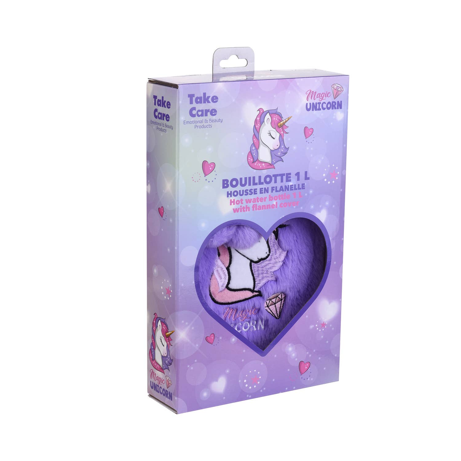 Takecare – wholesale Hot/cold compress – Unicorn Fur Hot Water Bottle - 1 L5