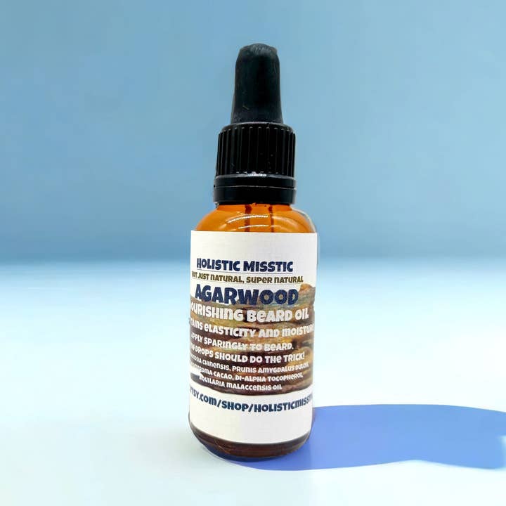 Agarwood Beard Oil for wholesale by Holistic Misstic
