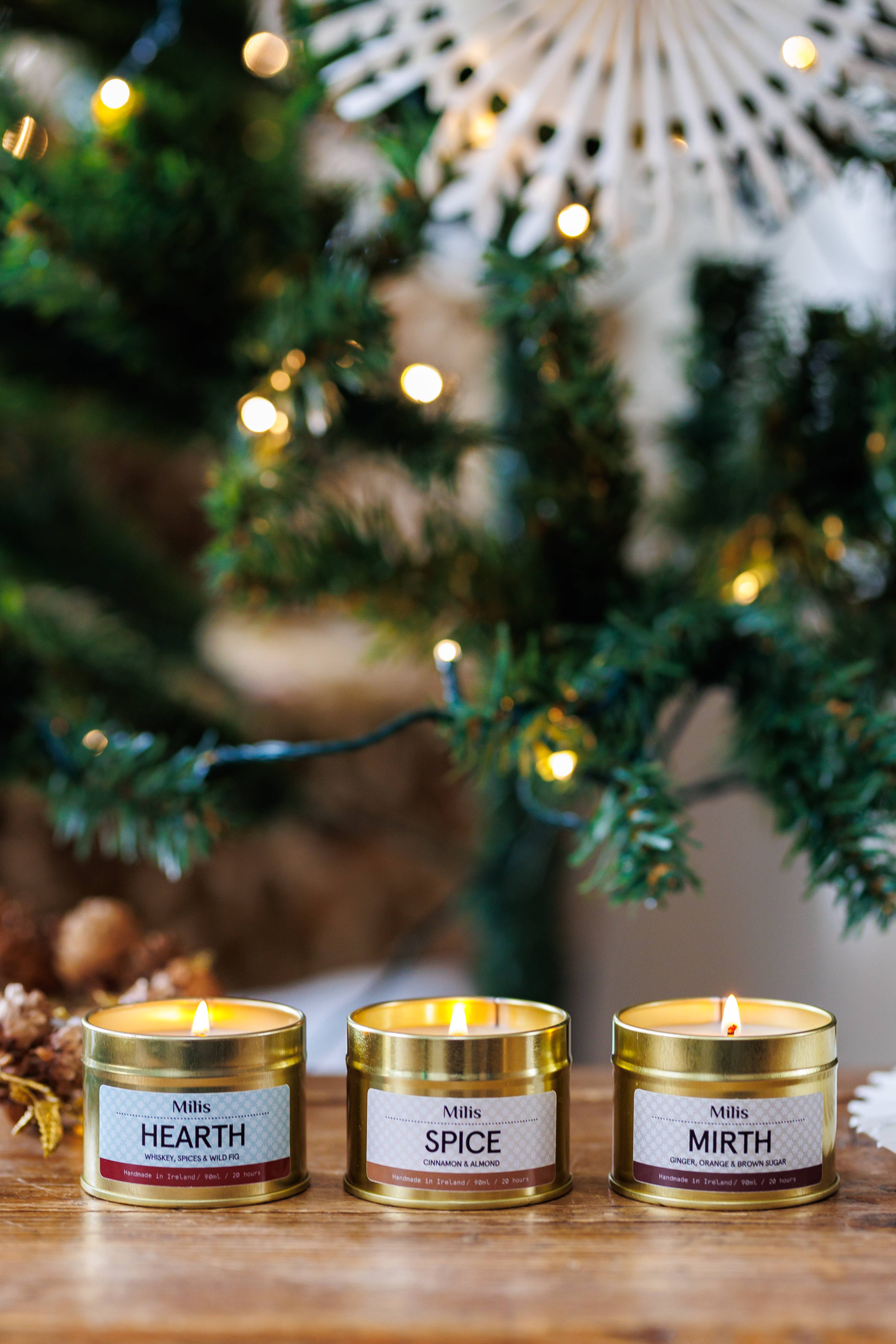 Milis - Wholesale Travel Candles - Winter Collection 2