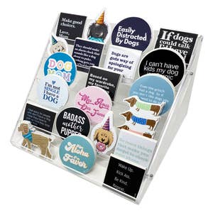Sticker Display w/120 stickers of your choice!