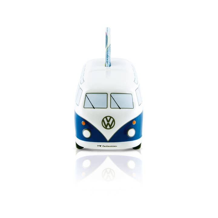 VW Collection by BRISA – Großhandel Sparschwein/Münzdose – VW T1 Bus Spardose aus Keramik (1:22) - klassisch/blau