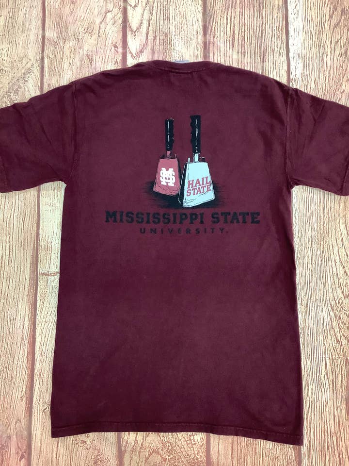 Speckle Bellies Clothing Company - Wholesale Screen Printed T-Shirt - Unisex - MSU Cowbells