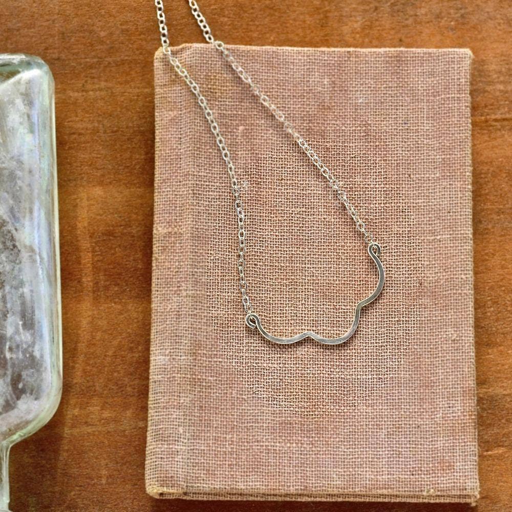 Foamy Wader – Engroshandel Halskæde med vedhæng – Kammusling halskæde - flosset kant shell kurve bar halskæde8