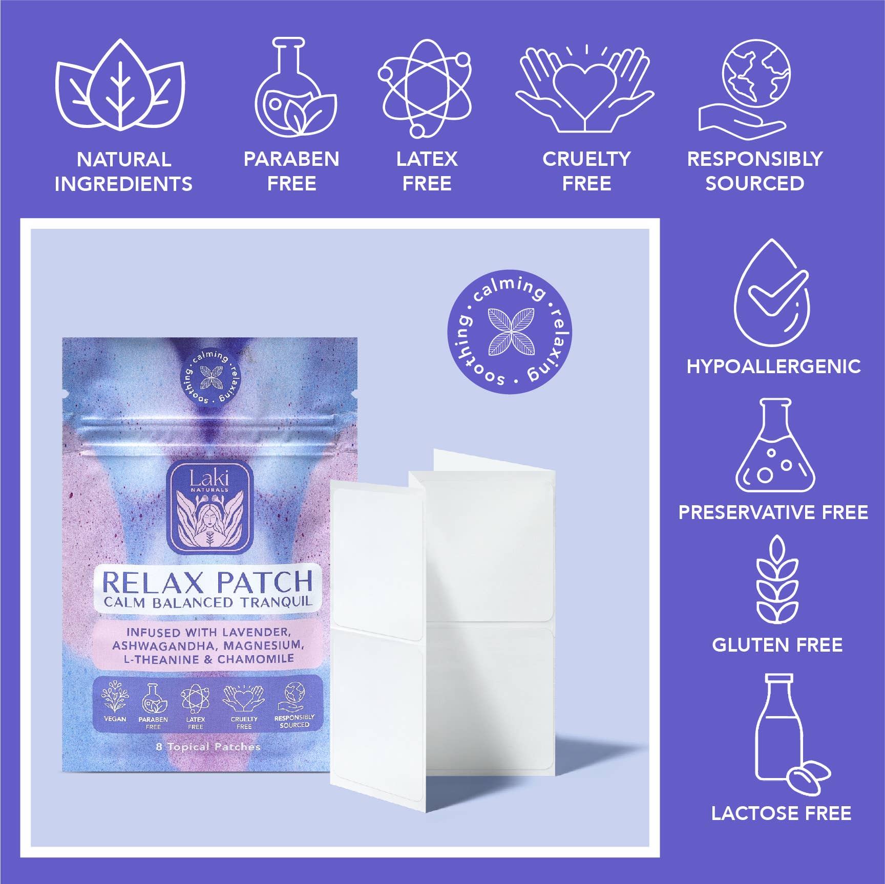 Laki Naturals - Wholesale Acne/Hydrocolloid Patch - Relax Patch4