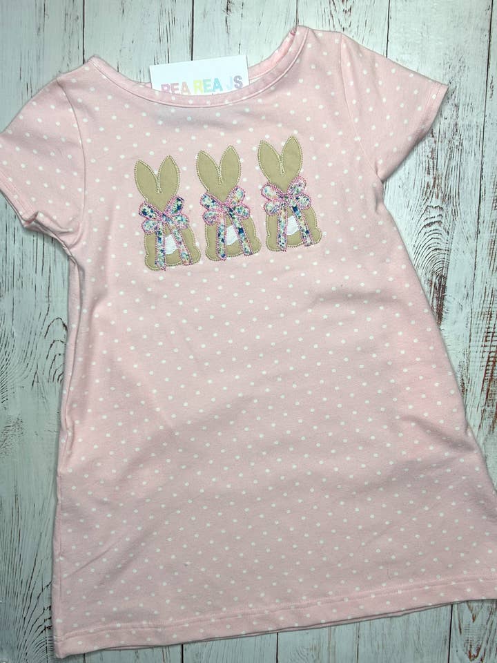 Easter Bunny Zig Zag Trio Dress for wholesale by Rea Rea J's