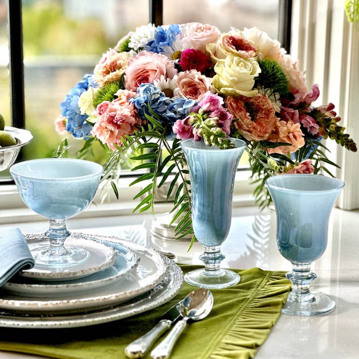 Arte Italica & Crown Linen Designs - Wholesale Wine glass - Rialto Compote6