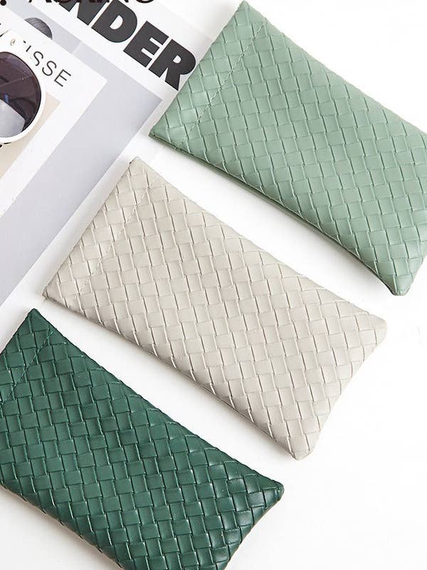 Estojo para óculos com fecho squeeze em cor sólida DP25B931 por atacado de Dipped Shop