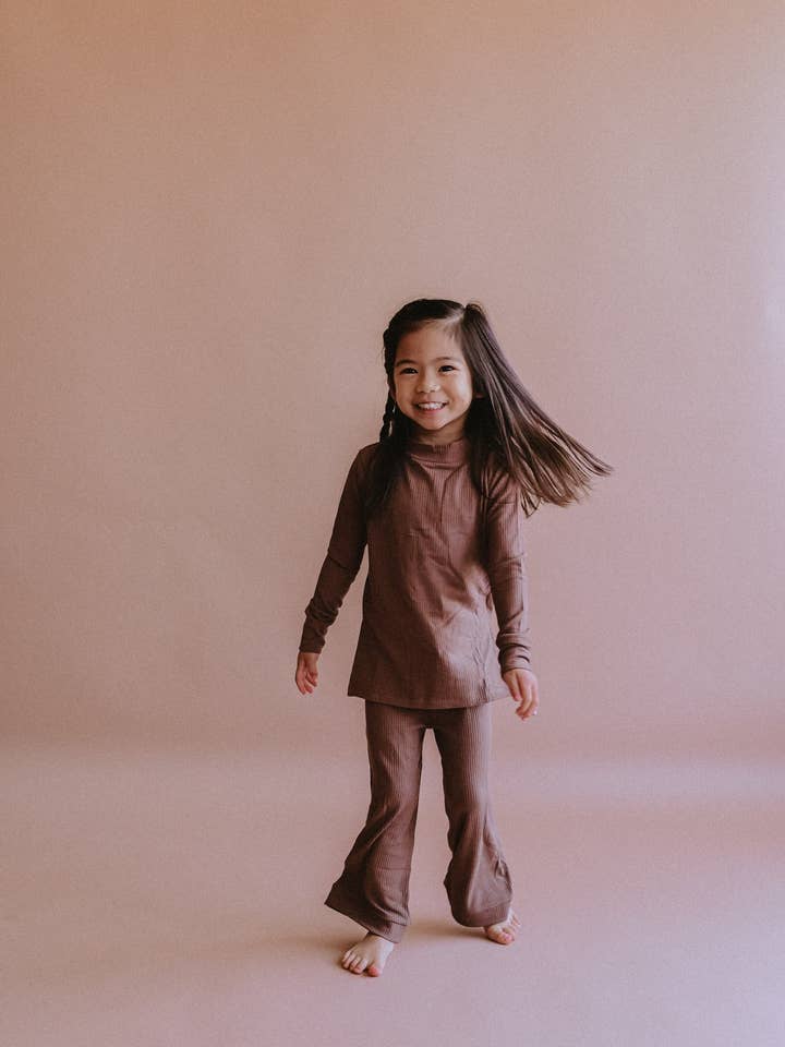 BASH X WILD - Wholesale Lounge Set - Kids - Ribbed Bamboo Lounge Set 4