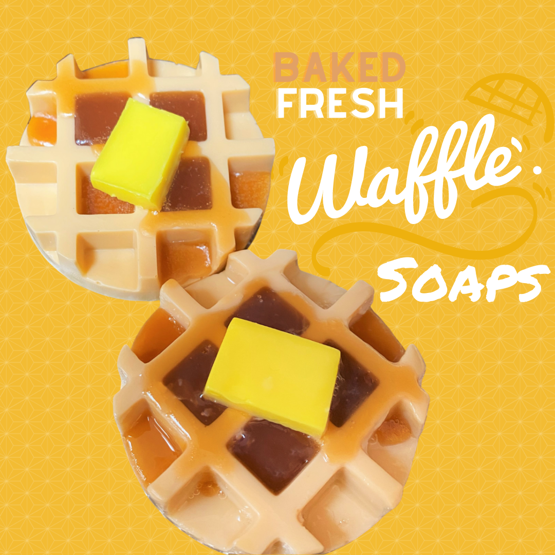 Bubble Bee Soapery – Engroshandel Sæbestykke – Ahornsirup Duftende Waffle Soap Bar1