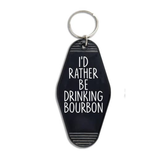 Barrel Down South - Venta al por mayor Llavero - Unisex - Llavero con el tema «I'd Rather Be Drinking Bourbon