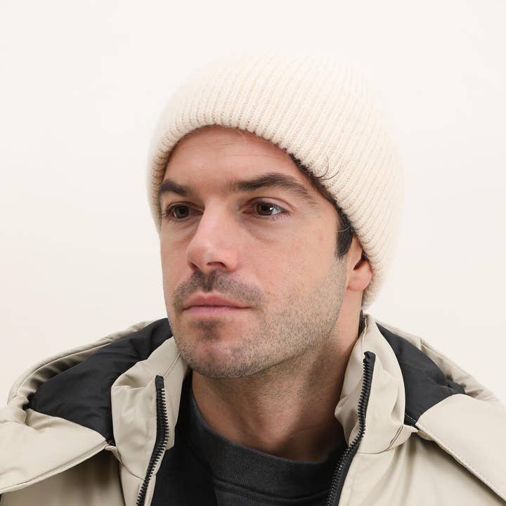 Hologramme Paris - Wholesale Beanie - Women's - Classic Plain Lined Angora Beanie0