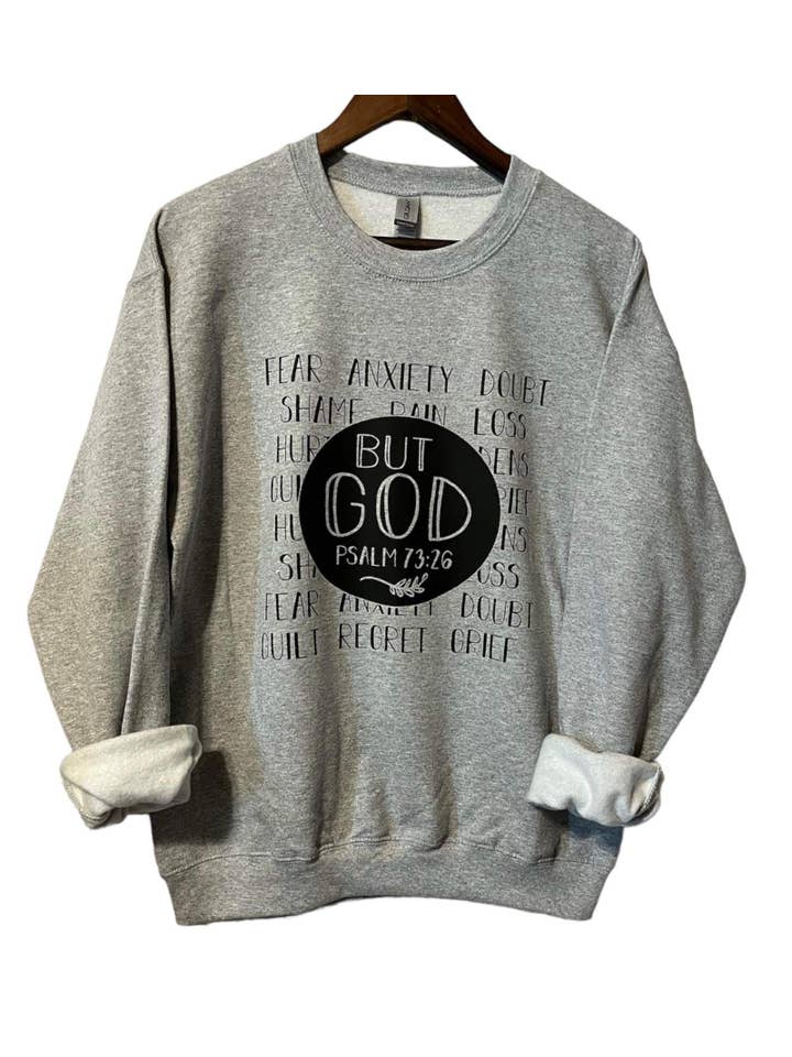 4Given By Grace - Wholesale Graphic Sweatshirt - Women's - But God Unisex Sweatshirt,But God Crewneck,1