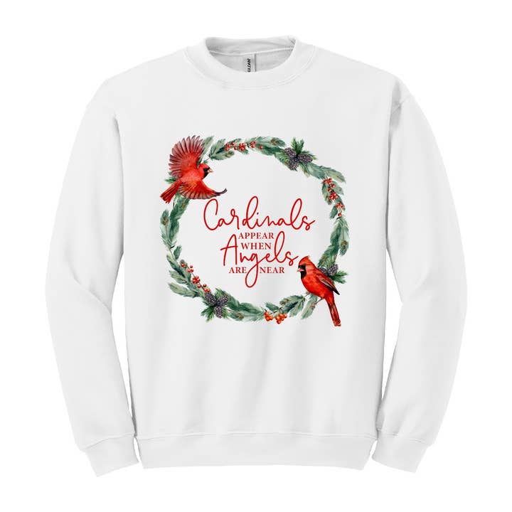 Sweatshirt Angels are Near Cardinal pour la vente par Viv&Lou